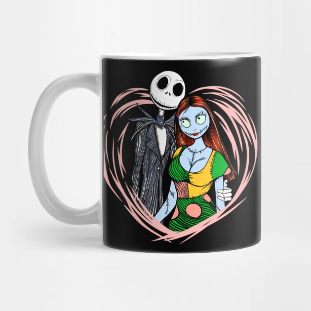 Jack and sally love by Mikeywear Apparel